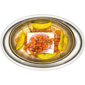 Überbackene Schafskäse